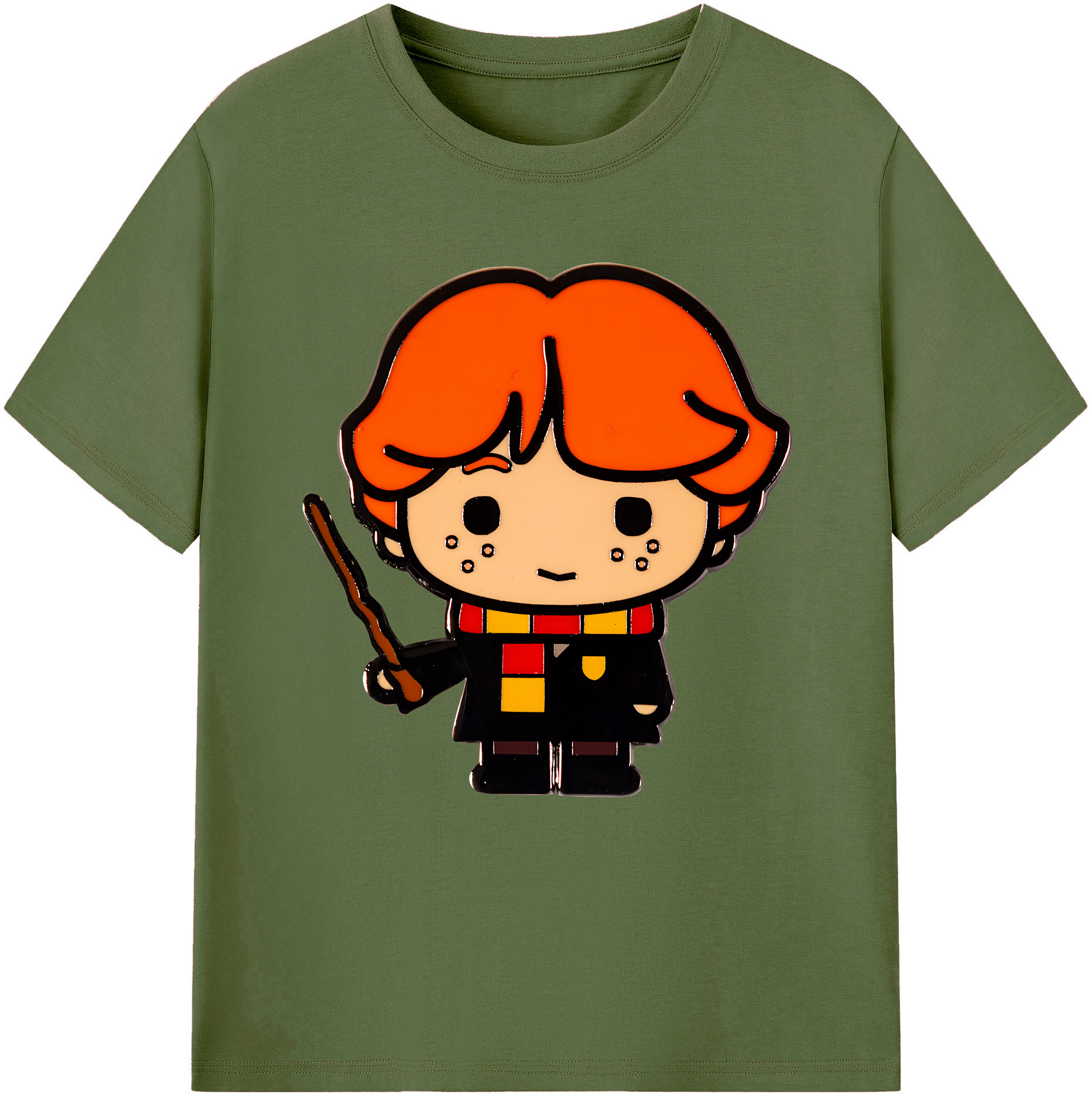 （画像用） Harry Potter ハリー・ポッターシリーズ 綿100％半袖Tシャツ（フロントプリント）